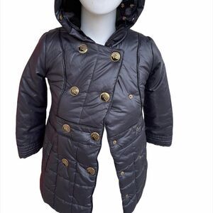 Roca Wear Girls Jacket Sz L Quilted Jacket Button